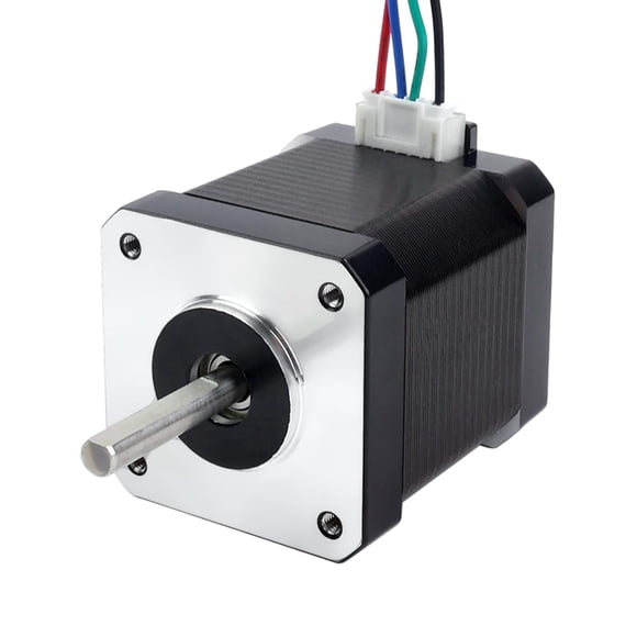 STEPPERONLINE Nema 17 Stepper Motor 1.68A 45Ncm(64oz.in) 4 Wires W/ 1m Cable and 2.54mm Pitch Connector 3D Printer