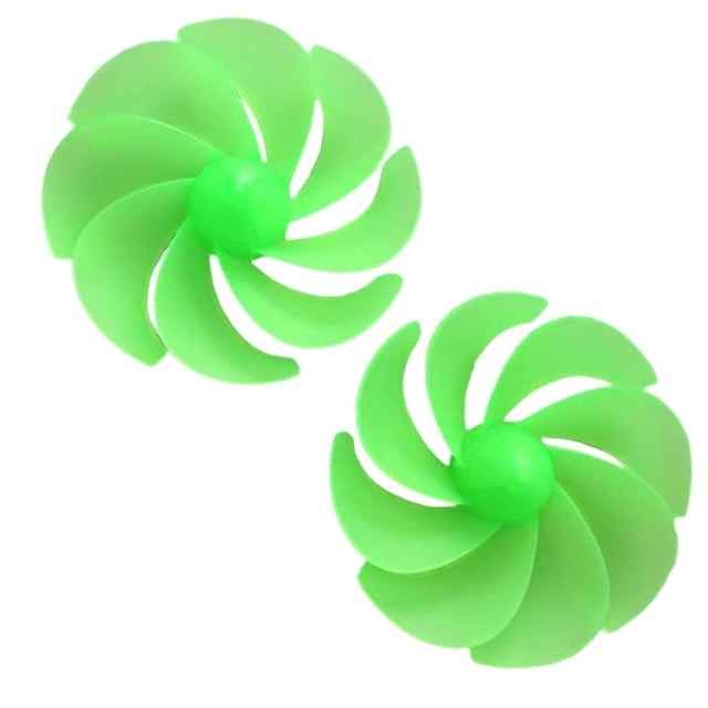 2Pcs Fan Blade 8-Leaves With 2Mm Round Bore For Dc Power Motor Wind Turbine