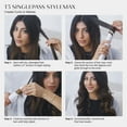 thumbnail image 6 of T3 SinglePass StyleMax Professional 1" Ceramic Flat Iron with Custom Heat Automation, 9 Heat Settings, Longer Ceramic Plates, for Straightening, Waving, Curling & Styling, 6 of 14