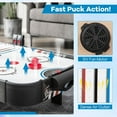 thumbnail image 5 of KOTEK Air Hockey Table, 42 Inch Air Hockey Arcade Table with 2 Pushers, 2 Pucks, LED Scoreboard & Electric Motor Fan, Table Top Air Hockey Game for Kids & Adults, Game Room, Home, Office, Club, 5 of 7