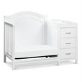 thumbnail image 3 of DaVinci Charlie 4-in-1 Convertible Mini Crib & Changer in White, 3 of 10