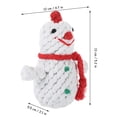 thumbnail image 3 of KAKOWELY Juguete masticable para perros con forma de muñeco de nieve, juguete para la dentición de perros, juguete masticable tejido a mano para cachorros., 3 of 4