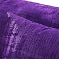 thumbnail image 4 of Home Soft Things Textured Velvet Pillow Covers (Set of 2), - Imperial Purple - 26" x 26", 4 of 6