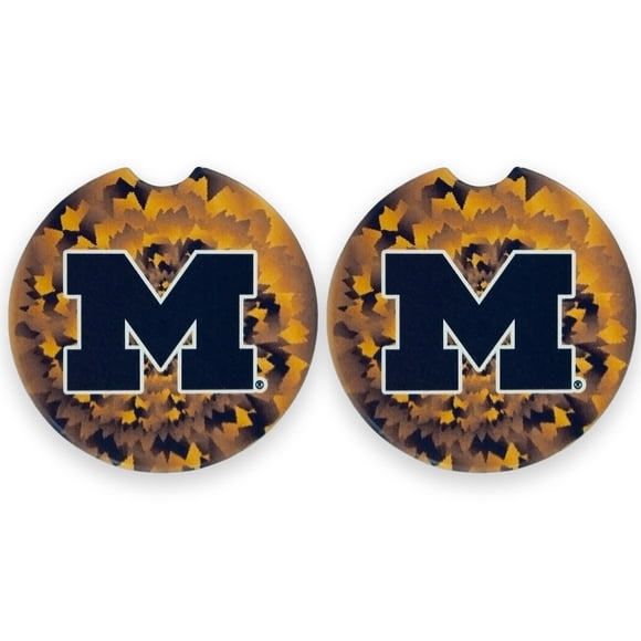 Posavasos para auto Magnolia Lane Michigan Wolverines, set de 2