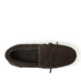 thumbnail image 4 of Dearfoams Men's Toby Microsuede Moccasin House Shoe Slipper, 4 of 5