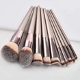 thumbnail image 6 of Makeup Brush Set 10 Pcs Premium Synthetic Foundation Powder Concealers Eye shadows Blush Makeup Brushes with black case, 6 of 8