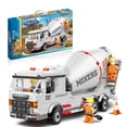 thumbnail image 3 of Amyove City Engineering Vehicle Building Blocks Kids Small Particle Assembly Building Bricks Car Model Toys For Boys Gifts, 3 of 9