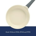 thumbnail image 5 of 12-Inch Cast Aluminum Frying Pan with PFA Free Ceramic Nonstick Interior - Induction Compatible - Grey, 5 of 6