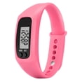 thumbnail image 2 of Anvazise Sport Running Silicone Pedometer Calorie Step Counter Digital Watch Bracelet Red, 2 of 11