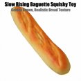 thumbnail image 3 of Slow Rising Baguette Squishy Toy with Bread Texture, 1 Piece, Golden Brown, for Relaxation, Simulated Toy, 3 of 3