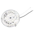 thumbnail image 1 of 3.93in Ceiling Fan Led Light Replacement, 18W 2000LM Easy Install Dimmable Led Retrofit Kit with Magnet Adsorption, Ceiling Fan Led Replacement for Bedroom Living Room Kitchen, 1 of 7