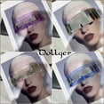 thumbnail image 4 of Gafas de Sol Dollger futuristas espaciales cíclope sin montura unisex, 4 of 8