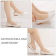 thumbnail image 3 of 1 par de mujeres Lace Pearl Zapatos casuales antideslizantes zapatos de solado plano dama calzado, 3 of 6