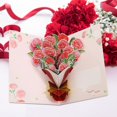 thumbnail image 2 of Tarjeta del Día de la Madre Tarjeta de Felicitación 3D Adorno Decoración Novedad Claveles Ramo de Flores Tarjeta para el Aniversario de la, 2 of 8