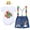 Boy, variant on FYMNSI Watermelon Baby Boy 1st First Birthday Cake Smash Outfit Rainbow One Year Old Party Photo Shooting Props Cotton Short Sleeve Romper Y-back Suspenders Denim Shorts Mini Crown Hat 4pcs Set