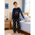 thumbnail image 2 of Beezizac Boys 2‑Piece Raglan Long Sleeve Pajama Set, Game Controller & VR Graphic Kids Sleepwear Size 10, 2 of 7