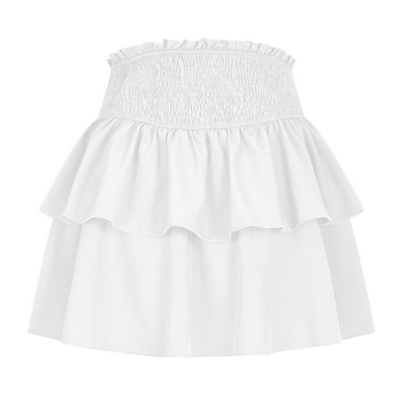 BSDJILFG Vintage Pirate Skirt with Shorts Summer Lace Trim Layered A-Line Mini Floral Bloomers with Underneath Bottom