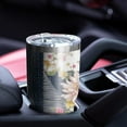 thumbnail image 4 of 30oz Pioneer Flower Tumblers Stainless Steel Tumbler with Lid and Straw,Vacuum Insulated Double Wall Travel Tumbler Cups Mug with Cleaning Brush for Coffee,Tea, 4 of 7