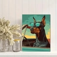 thumbnail image 2 of UXIEQU Doberman Sunglasses Car Ride Canvas Wall Art 15.75x11.81 Inches, 2 of 8