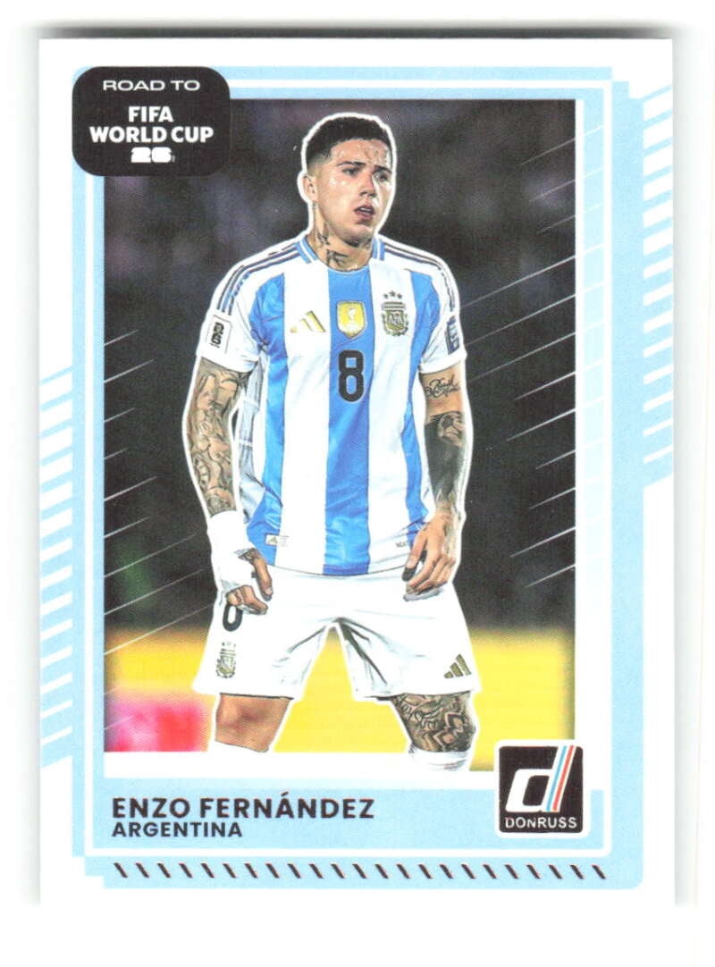 2025-26 Donruss Road to FIFA World Cup #158 Enzo Fernandez