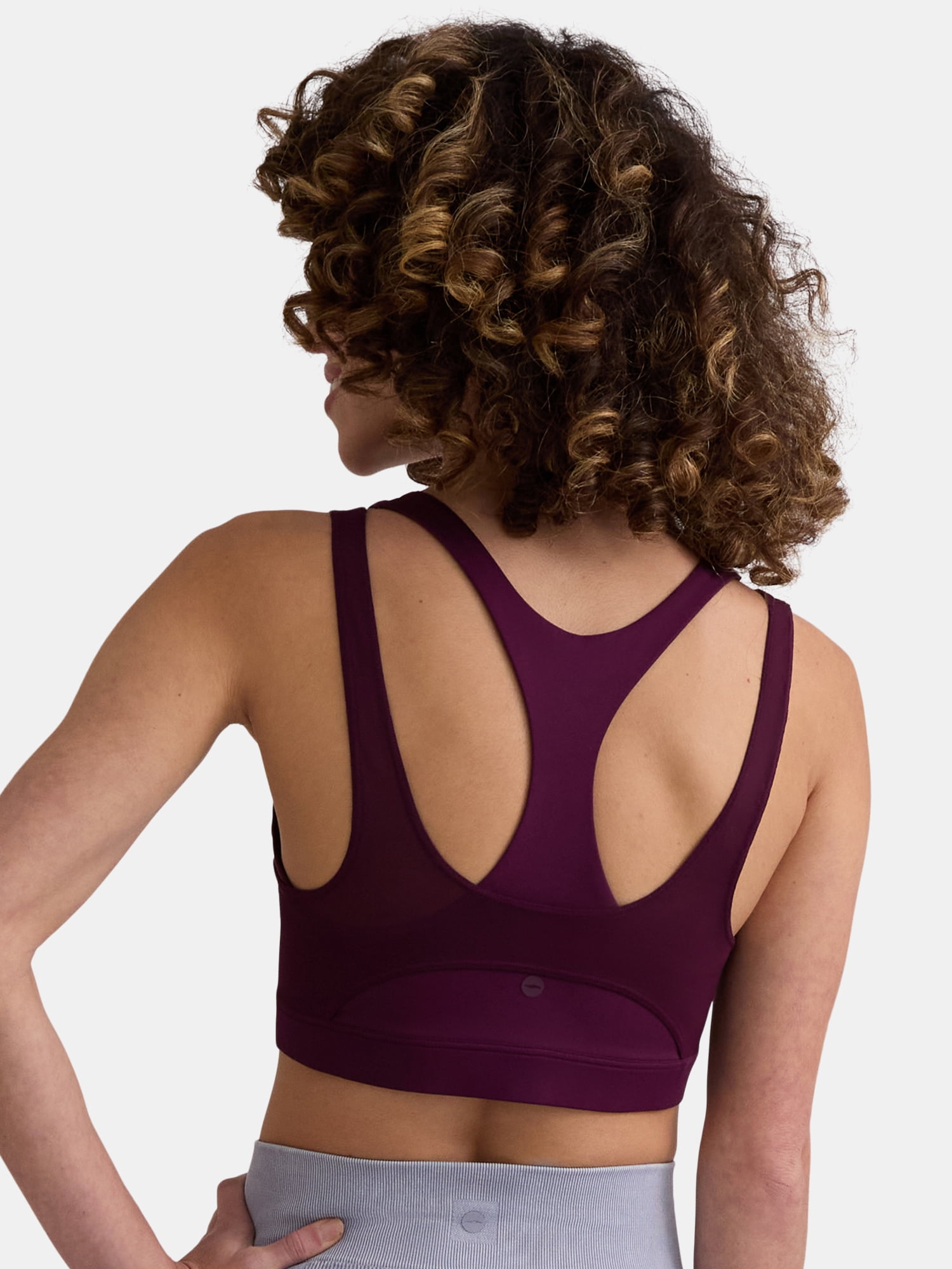 Avia Women's and Women's Plus Double Layer Mesh Sports Bra, Sizes XS-4X