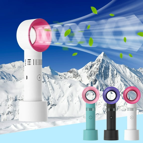 maxiaoxia Charging , Mini Turbine, Portable High Wind Volume, Silent Volume, And Bladeless Turbine Fan Small Fan for Home Outdoor Travel