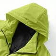 thumbnail image 6 of Miluxas Mens Softshell Jacket with Hood Waterproof Windbreaker Coat Zip Up Rain Jacket for Hiking Travel Green XXXXXL(XXXXXL), 6 of 8