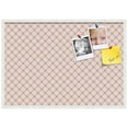 thumbnail image 2 of PinPix 40x28 Custom Cork Bulletin Board Argyle Tan Poster Board Has a Fabric Style Canvas Finish, Framed in Argyle Tan, by ArtToFrames (PinPix-643), 2 of 6
