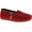 Red Canvas, variant on TOMS Classic Alpargata Canvas Slip-On Flat Shoe (Women's)