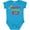 Turquoise, variant on Inktastic Christmas Santa's Cutest Elf Boys or Girls Baby Bodysuit