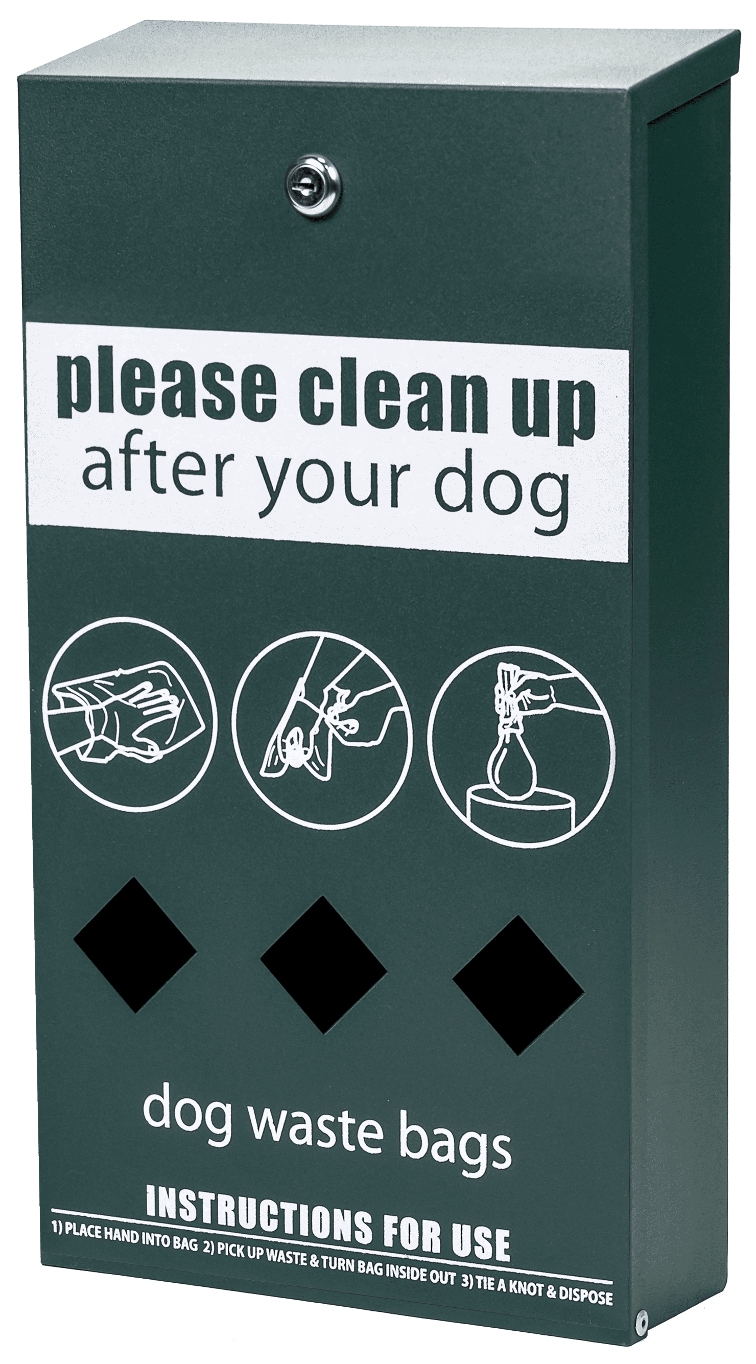 Pet Waste Station / Dog Waste Stations - Everything Included - Free 400 dog waste bags and 25 can liners