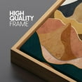 thumbnail image 4 of IDEA4WALL Extra Large Framed Canvas Print Wall Art Desert Peaks Colorful Geometric Mountain Landscape Artwork Nature Vintage Inspired Pastel Fine Art Decorative Relax/Calm for Rooms Decor - 60"x20", 4 of 5