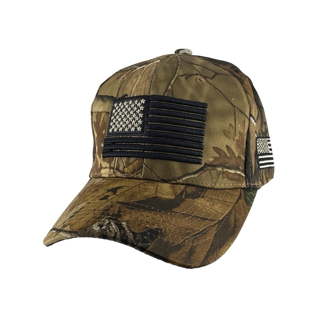 Top Headwear USA Casquette de Baseball Réglable Double Patch - Feuillage