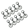 thumbnail image 1 of kurtrusly 10pcs/set Sturdy And Durable Keychains Lobster Clasps Swivel Hooks And Variety Swimming black 1Set, 1 of 6