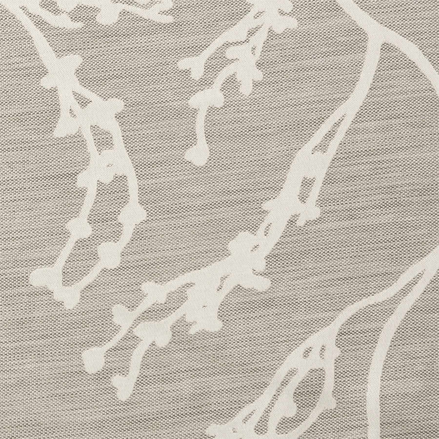 Exclusive Home Kilberry Woven Room Darkening Blackout Grommet Top Curtain Panel Pair, 52"x108", Dove Grey