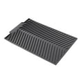 thumbnail image 4 of Dish Drainer Mat, Folding Draining Mat, Pot Mat Heat Resistant Dish Drying Mat, Silicone Kitchen Drying Mat for Dishes Dark Gray, 4 of 8