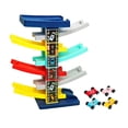 thumbnail image 3 of Car Ramp Racer Toy Vehicle Set Easy to Assemble Bright Color, Montessori Toy seven layers track, 3 of 10