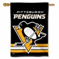 thumbnail image 1 of Bandera de casa de dos caras de los pingüinos de Pittsburgh, 1 of 1