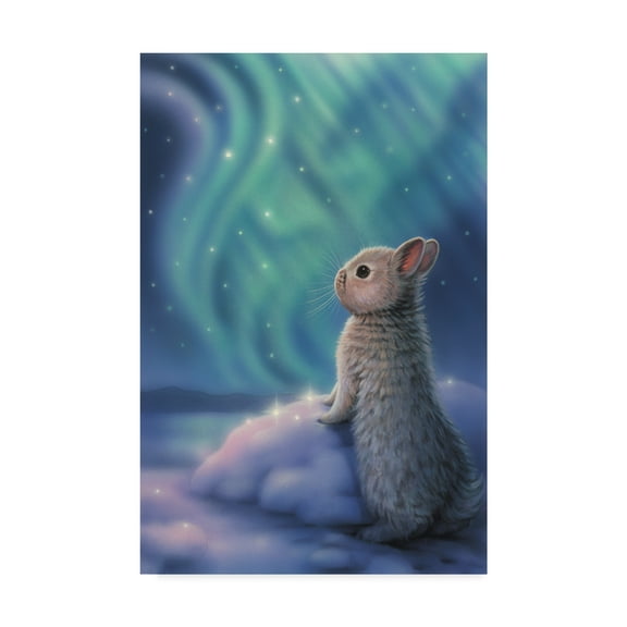 Trademark Fine Art 'Aurora Bunny' Canvas Art by Kirk Reinert