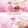 thumbnail image 6 of Pink Kitchen Rug Set of 2 Marble Anti Fatigue Mats for Kitchen Floor Kitchen Rugs Non Slip Washable Modern Comfort Standing Cushioned Kitchen Rugs and Mat Abstract, 17'''' x 30'''' + 17'''' x 47 '''', 6 of 6