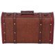 thumbnail image 4 of Cofre del tesoro de madera, maleta antigua, caja de almacenamiento vintage de madera portátil, cofre del tesoro de madera, diseño a prueba de futuro, 4 of 12