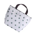 thumbnail image 1 of Qarigey Fiambrera térmica para el almuerzo, bolso con estampado de flores, con cremallera, plegable, lavable, para mujeres y niños, para Bolsas de mensajero y de hombro cactus blanco, 1 of 4