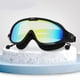thumbnail image 1 of Gafas de natación antivaho para adultos, hombres, mujeres, jóvenes con junta de silicona suave, color negro-B Jormftte HMJM114-8, 1 of 5