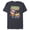 Navy Heather, variant on Disney Junior SuperKitties Sparks and Buddy Furball Blitz! - Short Sleeve Blended T-Shirt for Adults - Customized-Dark Heather