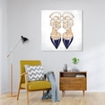 thumbnail image 2 of Wynwood Studio Canvas That Paris Pair Fashion and Glam Shoes Wall Art Canvas Print White 30x30, 2 of 3