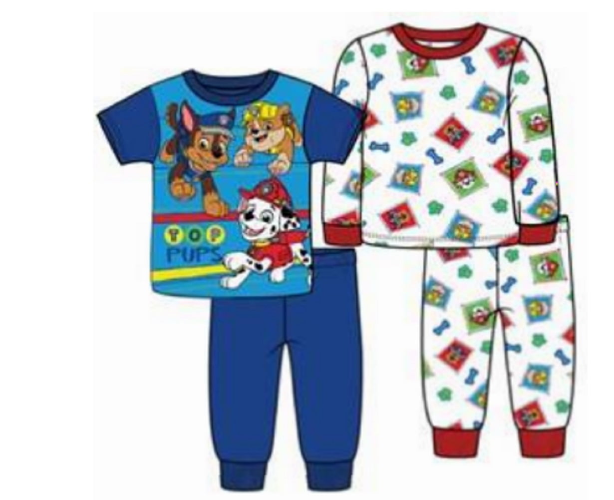 Toddler Boys/' Top Wing 2pc Pajama Set Green//Navy 2T