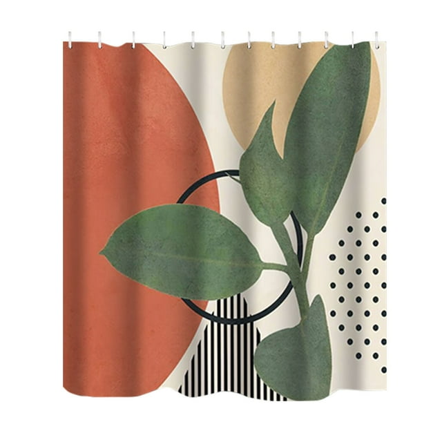 Binwennn Long Shower Curtain Liner 78 Clear Shower Curtain Set Liner Bathroom Shower Curtain Abstract Flower Color Shower Curtain Bathroom Partition Curtain Polyester Cloth Door
