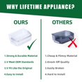 thumbnail image 5 of Refrigerator Door Bin  AAP73252209 Door Shelf Bin (Right) Compatible for LG Kenmore Refrigerator, 5 of 5