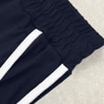 thumbnail image 6 of Cyglowse Plus Size Capris Sweats Womens Petite Wide Leg Pedal Pushers Pull on Athletic Yoga Crop Pants Lady Stretch Skimmer w/Pocket Navy 2XL, 6 of 8