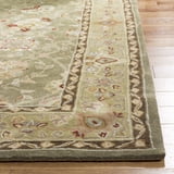 SAFAVIEH Total Performance Francesca Floral Area Rug, Sage/Beige, 4' x ...